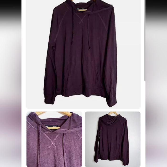 Nordstrom's Public Opinion Men's Hooded Shirt Sz Lg Unisex Eplc